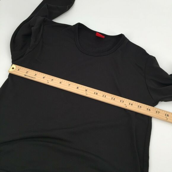 Tru Fit Thermal Round Neck Long Sleeve Long John Top Medium Black Base Layer M - Picture 4 of 5